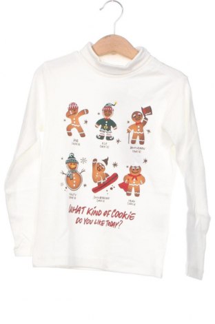 Kinder Shirt Oviesse, Größe 4-5y/ 110-116 cm, Farbe Weiß, Preis 5,48 €