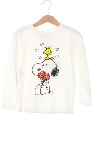 Детска блуза Peanuts, Размер 4-5y/ 110-116 см, Цвят Бял, Цена 11,34 лв.