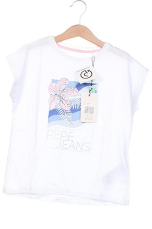 Kinder Shirt Pepe Jeans, Größe 5-6y/ 116-122 cm, Farbe Weiß, Preis 17,53 €