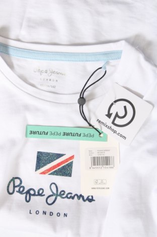 Детска блуза Pepe Jeans, Размер 11-12y/ 152-158 см, Цвят Бял, Цена 17,00 лв.