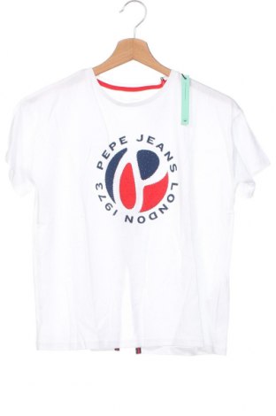Bluză pentru copii Pepe Jeans, Mărime 11-12y/ 152-158 cm, Culoare Alb, Preț 80,53 Lei