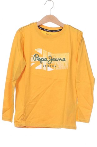 Dziecięca bluzka Pepe Jeans, Rozmiar 7-8y/ 128-134 cm, Kolor Żółty, Cena 90,63 zł