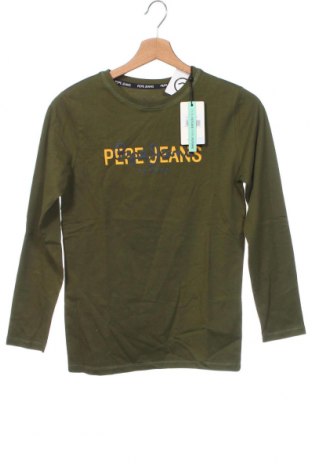 Bluză pentru copii Pepe Jeans, Mărime 11-12y/ 152-158 cm, Culoare Verde, Preț 71,58 Lei