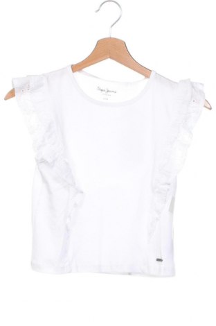 Kinder Shirt Pepe Jeans, Größe 7-8y/ 128-134 cm, Farbe Weiß, Preis 15,77 €