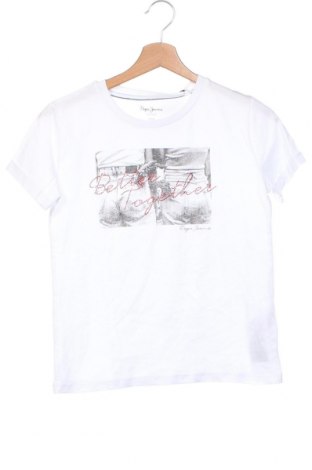 Kinder Shirt Pepe Jeans, Größe 11-12y/ 152-158 cm, Farbe Weiß, Preis 10,52 €