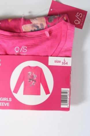Детска блуза Q/S by S.Oliver, Размер 13-14y/ 164-168 см, Цвят Розов, Цена 12,75 лв.