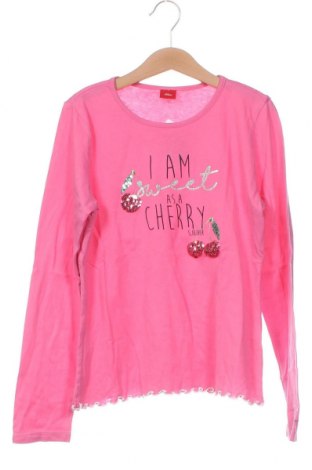 Kinder Shirt S.Oliver, Größe 8-9y/ 134-140 cm, Farbe Rosa, Preis 5,45 €