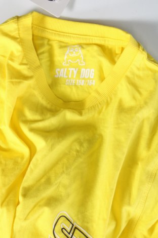 Kinder Shirt Salty Dog, Größe 12-13y/ 158-164 cm, Farbe Gelb, Preis 15,31 €