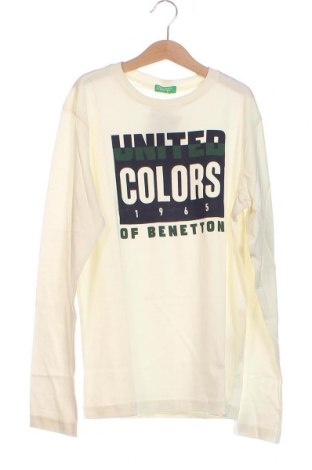 Παιδική μπλούζα United Colors Of Benetton, Μέγεθος 11-12y/ 152-158 εκ., Χρώμα Λευκό, Τιμή 13,15 €