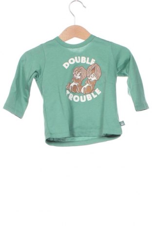 Детска блуза United Colors Of Benetton, Размер 6-9m/ 68-74 см, Цвят Зелен, Цена 12,75 лв.