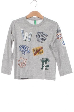 Kinder Shirt United Colors Of Benetton, Größe 2-3y/ 98-104 cm, Farbe Grau, Preis 14,46 €