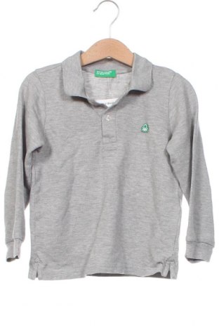 Kinder Shirt United Colors Of Benetton, Größe 3-4y/ 104-110 cm, Farbe Grau, Preis 26,29 €