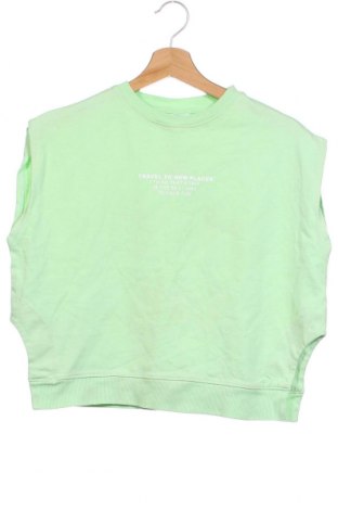 Детска блуза Zara, Размер 11-12y/ 152-158 см, Цвят Зелен, Цена 8,04 лв.