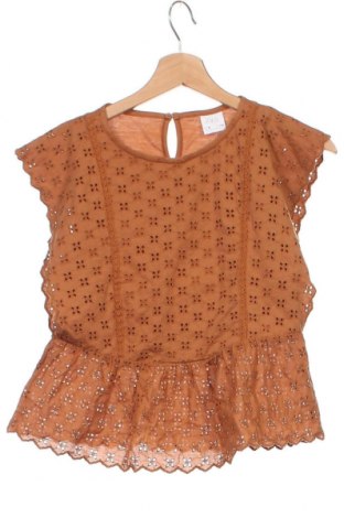 Детска блуза Zara, Размер 8-9y/ 134-140 см, Цвят Кафяв, Цена 18,20 лв.