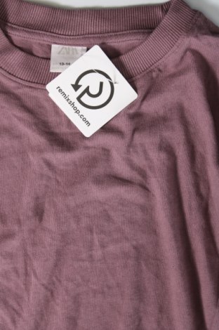 Bluză pentru copii Zara, Mărime 13-14y/ 164-168 cm, Culoare Mov deschis, Preț 17,96 Lei