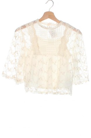 Детска блуза Zara, Размер 9-10y/ 140-146 см, Цвят Екрю, Цена 8,40 лв.