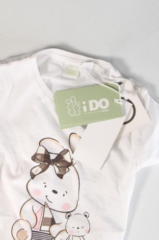 Παιδική μπλούζα iDo By Miniconf, Μέγεθος 6-9m/ 68-74 εκ., Χρώμα Λευκό, Τιμή 3,94 €