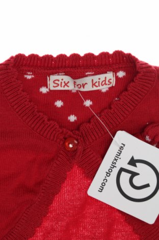 Kinder Strickjacke, Größe 9-12m/ 74-80 cm, Farbe Rot, Preis € 4,40