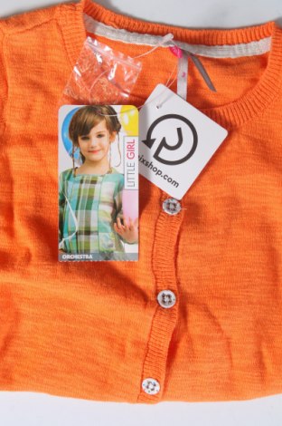 Kinder Strickjacke Orchestra, Größe 5-6y/ 116-122 cm, Farbe Orange, Preis 6,26 €