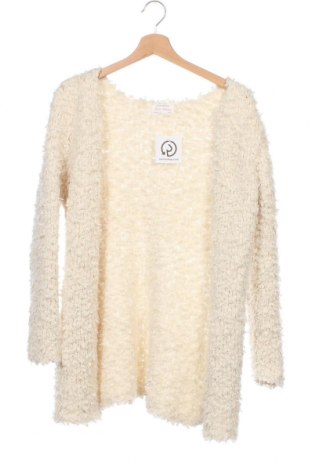 Детска жилетка Zara Knitwear, Размер 13-14y/ 164-168 см, Цвят Екрю, Цена 8,91 лв.