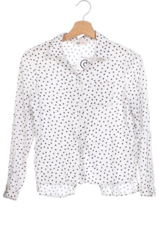 Kinderhemd H&M, Größe 11-12y/ 152-158 cm, Farbe Weiß, Preis 2,95 €