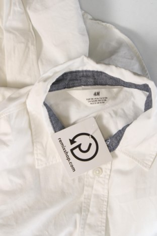 Kinderhemd H&M, Größe 12-13y/ 158-164 cm, Farbe Weiß, Preis € 5,00