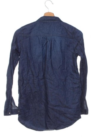 Kinderhemd Reserved, Größe 11-12y/ 152-158 cm, Farbe Blau, Preis 3,29 €