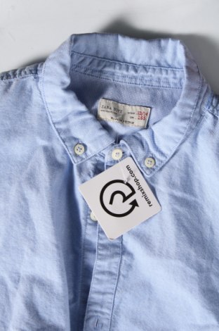 Детска риза Zara, Размер 12-13y/ 158-164 см, Цвят Син, Цена 7,98 лв.