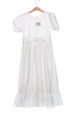 Детска рокля, Размер 10-11y/ 146-152 см, Цвят Бял, Цена 31,21 лв.