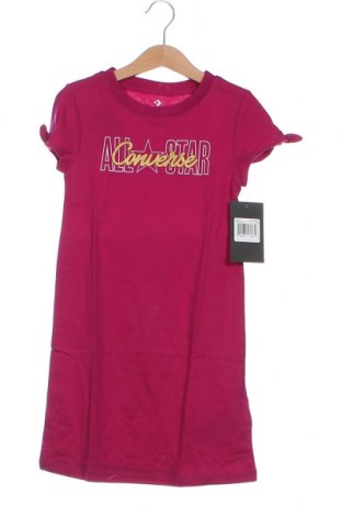 Детска рокля Converse, Размер 5-6y/ 116-122 см, Цвят Розов, Цена 51,75 лв.
