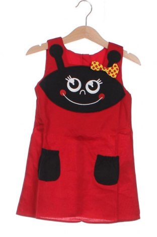 Детска рокля Denokids, Размер 18-24m/ 86-98 см, Цвят Червен, Цена 39,00 лв.