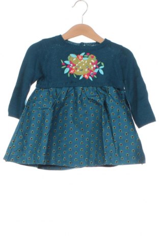 Детска рокля Du Pareil Au Meme, Размер 6-9m/ 68-74 см, Цвят Син, Цена 27,00 лв.