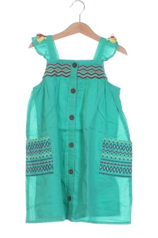 Παιδικό φόρεμα Du Pareil Au Meme, Μέγεθος 3-4y/ 104-110 εκ., Χρώμα Πράσινο, Τιμή 21,34 €