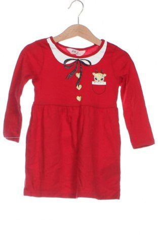 Dětské šaty  H&M, Velikost 18-24m/ 86-98 cm, Barva Červená, Cena  128,00 Kč