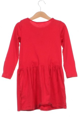 Детска рокля H&M, Размер 4-5y/ 110-116 см, Цвят Червен, Цена 10,79 лв.