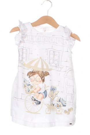 Детска рокля Mayoral, Размер 18-24m/ 86-98 см, Цвят Бял, Цена 33,80 лв.