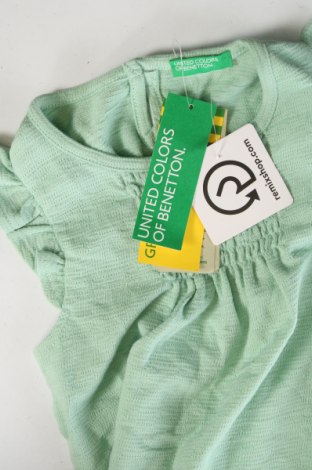 Детска рокля United Colors Of Benetton, Размер 18-24m/ 86-98 см, Цвят Зелен, Цена 27,73 лв.