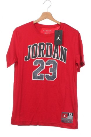 Παιδικό μπλουζάκι Air Jordan Nike, Μέγεθος 14-15y/ 168-170 εκ., Χρώμα Κόκκινο, Τιμή 19,79 €