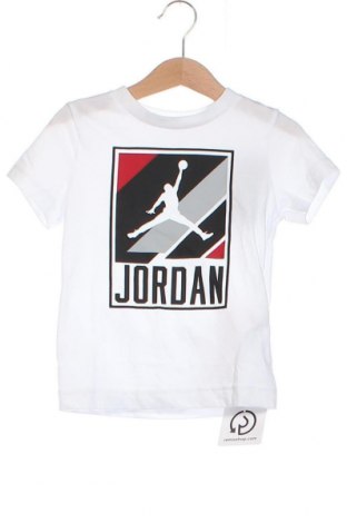 Детска тениска Air Jordan Nike, Размер 2-3y/ 98-104 см, Цвят Бял, Цена 38,40 лв.