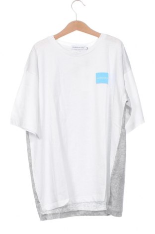 Kinder T-Shirt Calvin Klein Jeans, Größe 11-12y/ 152-158 cm, Farbe Weiß, Preis € 31,96