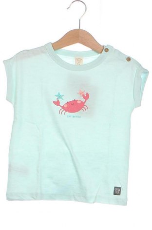 Tricou pentru copii Cotton Fish, Mărime 12-18m/ 80-86 cm, Culoare Albastru, Preț 21,06 Lei