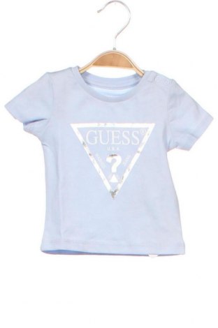 Dziecięcy T-shirt Guess, Rozmiar 3-6m/ 62-68 cm, Kolor Niebieski, Cena 61,31 zł