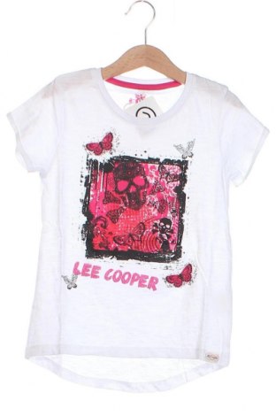 Kinder T-Shirt Lee Cooper, Größe 7-8y/ 128-134 cm, Farbe Weiß, Preis € 8,51
