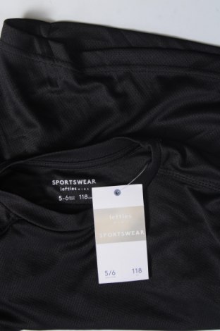 Kinder T-Shirt Lefties, Größe 5-6y/ 116-122 cm, Farbe Schwarz, Preis € 5,07