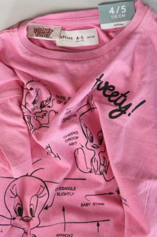 Kinder T-Shirt Lefties, Größe 4-5y/ 110-116 cm, Farbe Rosa, Preis € 8,25