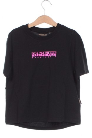 Kinder T-Shirt Napapijri, Größe 11-12y/ 152-158 cm, Farbe Schwarz, Preis 32,99 €