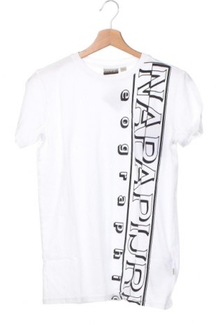 Kinder T-Shirt Napapijri, Größe 13-14y/ 164-168 cm, Farbe Weiß, Preis 19,79 €