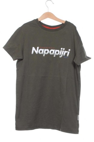 Tricou pentru copii Napapijri, Mărime 13-14y/ 164-168 cm, Culoare Verde, Preț 92,63 Lei
