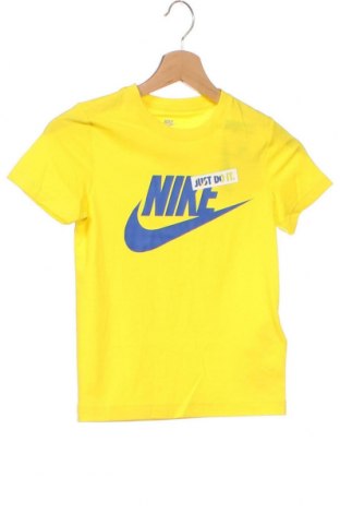 Παιδικό μπλουζάκι Nike, Μέγεθος 5-6y/ 116-122 εκ., Χρώμα Κίτρινο, Τιμή 20,51 €