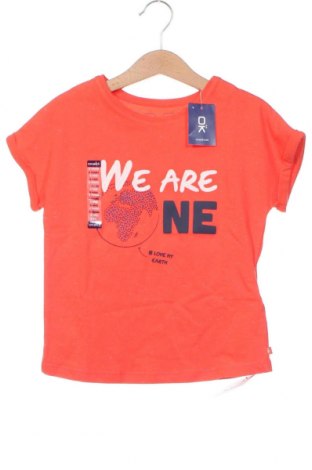 Детска тениска Okaidi, Размер 5-6y/ 116-122 см, Цвят Оранжев, Цена 9,28 лв.